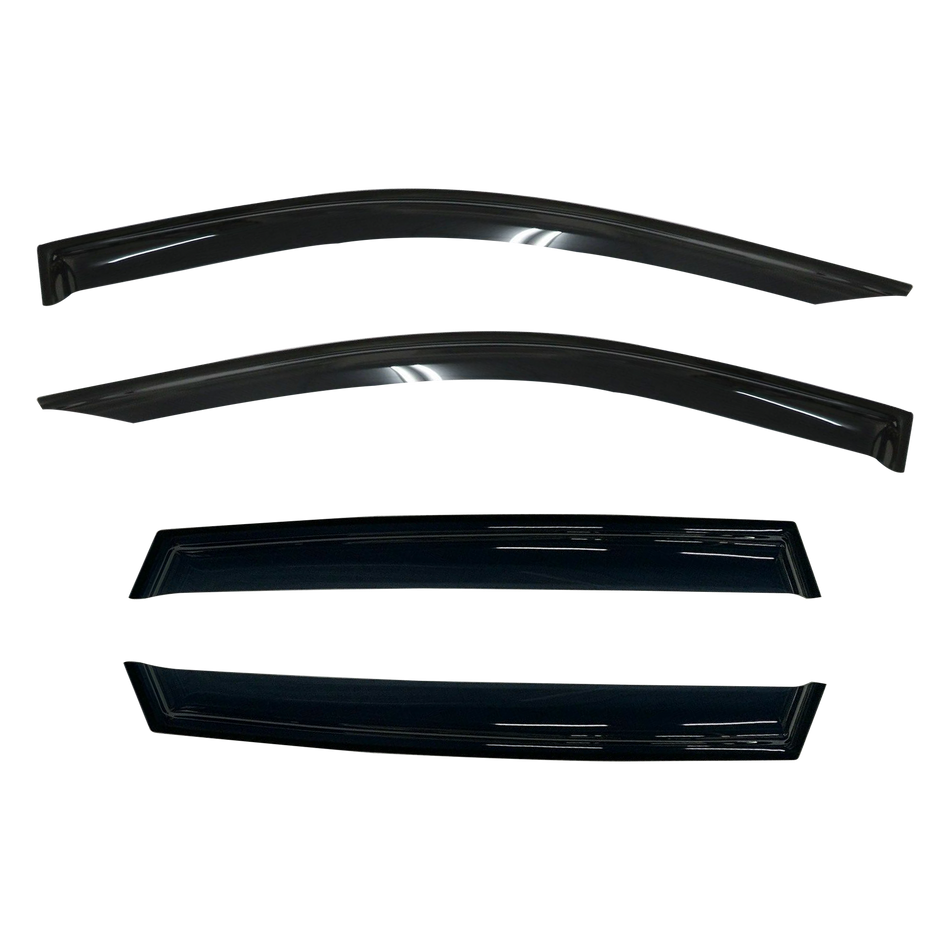 BMW X6 (F16) / X6 M (F86) SUV 2014-2019 Slimline Weathershields / Window Visors (4-Piece Set)
