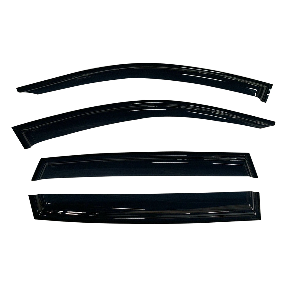 BMW X4 (G02) (G02 LCI) / X4 M (F98) (F98 LCI) SUV 2019-2025 Slimline Weathershields / Window Visors (4-Piece Set)