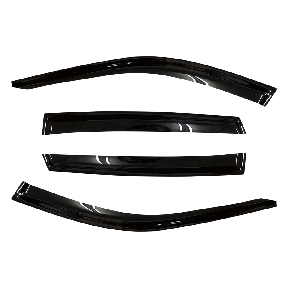 BMW X6 (G06) (G06 LCI) / X6 M (F96) (F96 LCI) SUV 2020-2026 Slimline Weathershields / Window Visors (4-Piece Set)