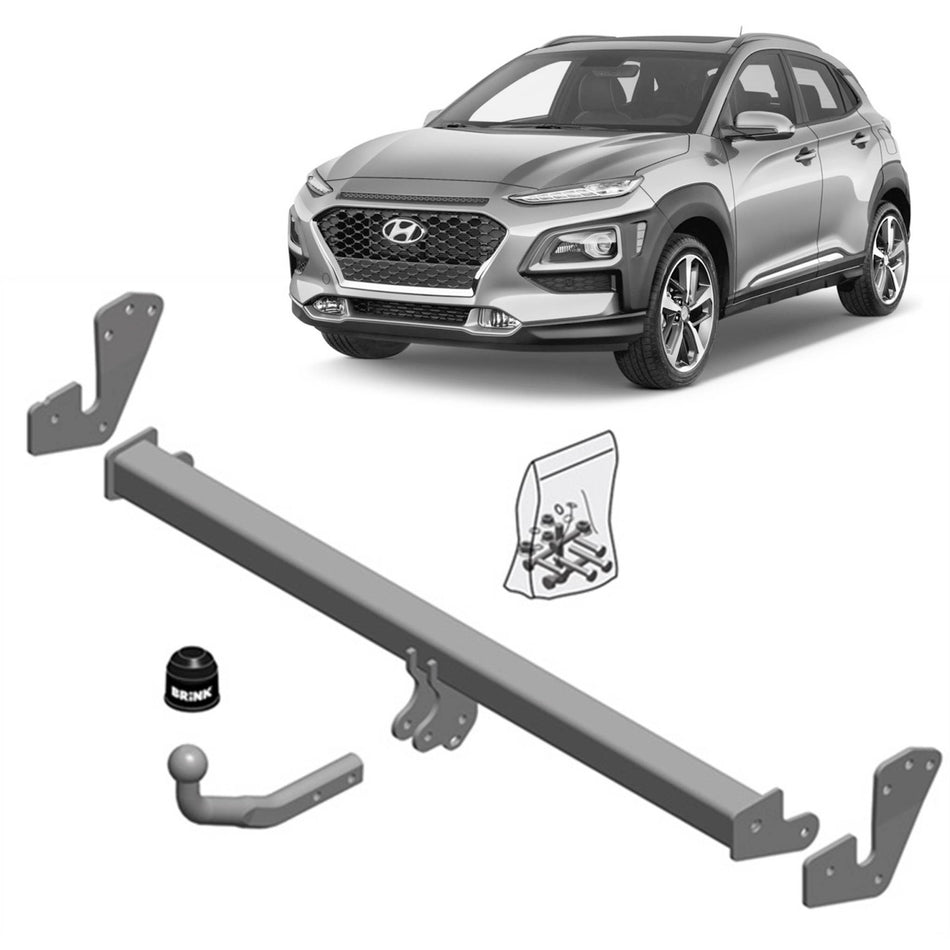 Brink Detachable Towbar for Hyundai Kona OS, OSE, OSI (09/2017 - 04/2023)