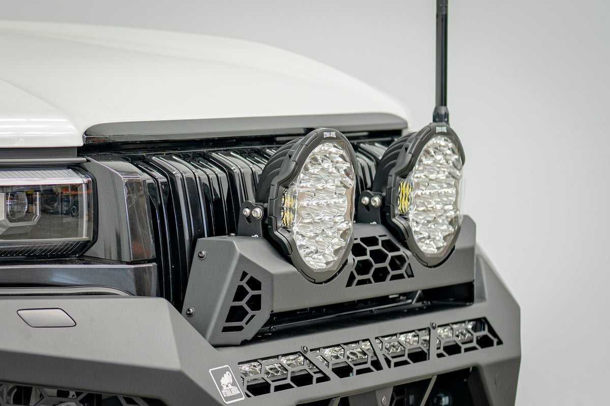 Rally Hoop to suit Predator bar, 250 series style with 9 inch Arse Kicker lights