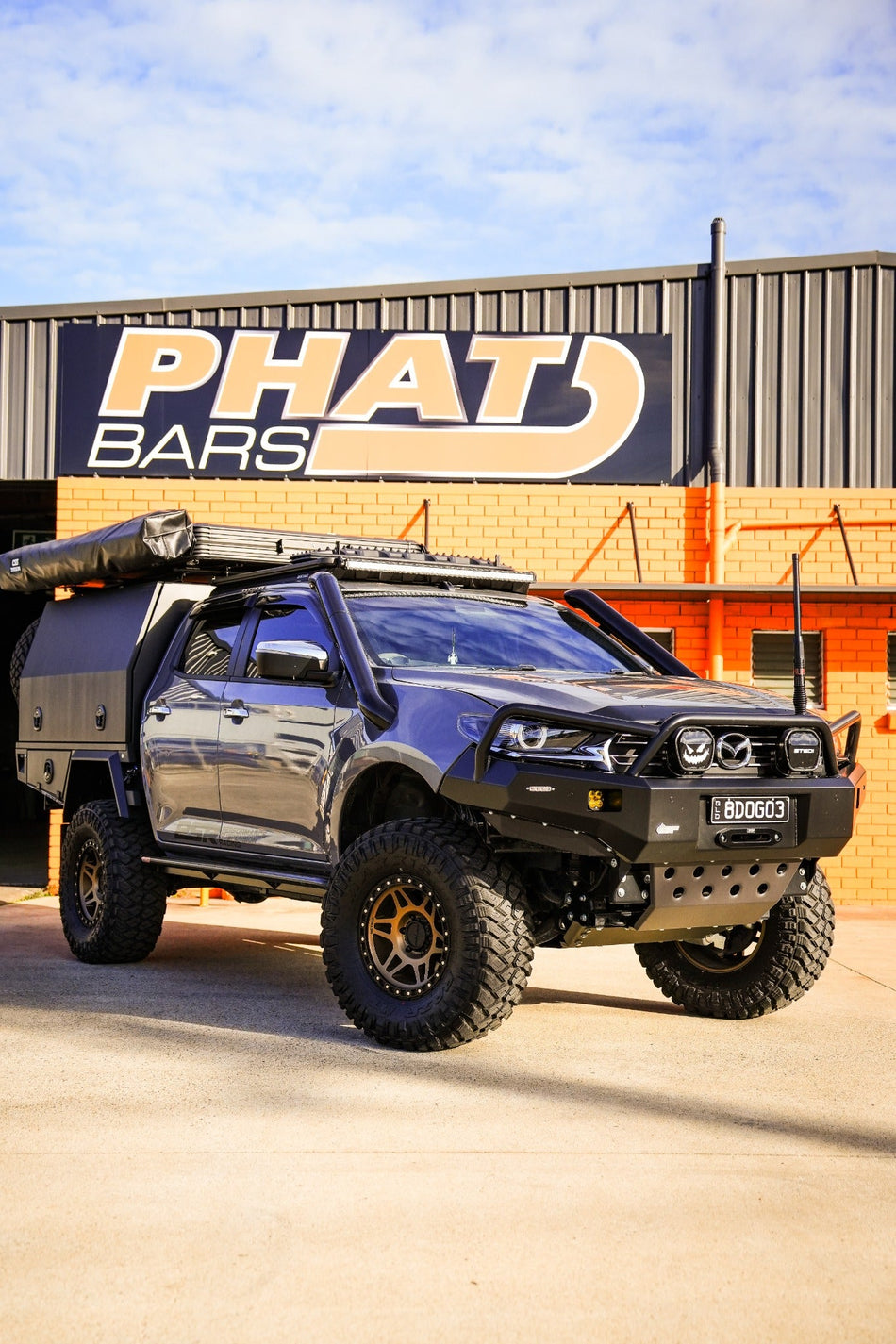 PHAT Bars Twin Snorkels for Mazda BT-50 2021+