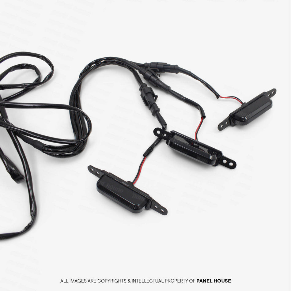 American Style Amber / Orange LED DRL's for F Style Grill fits Ford Ranger Next Gen T9 2022-