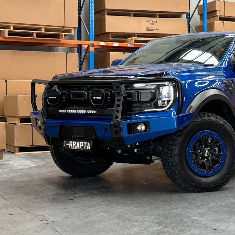 Ford Ranger Raptor Hooped (Dallas) Bull Bar - 4x4 Offroad Centre