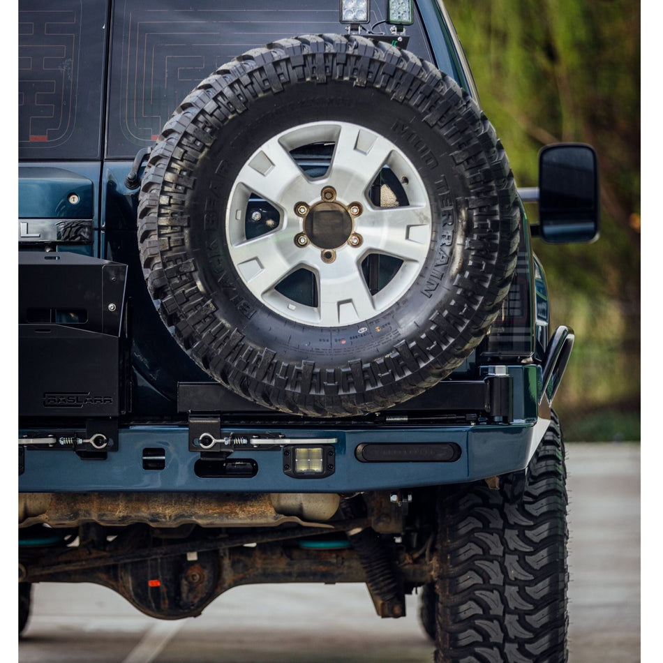 GU Series 1-4 Nissan Patrol Rear Bar V2 (Super High Clearance)