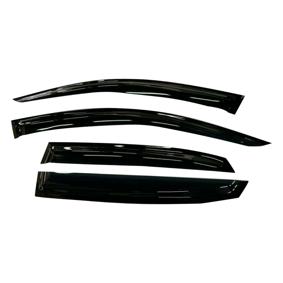 Honda Civic (10th Gen) Hatch 2016-2021 Slimline Weathershields / Window Visors (4-Piece Set)