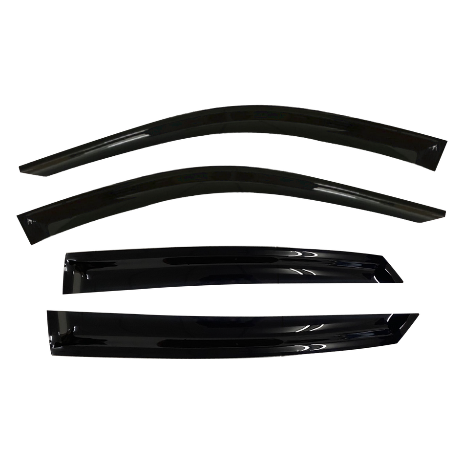 Honda Civic (11th Gen) Hatch 2022-2026 Slimline Weathershields / Window Visors (4-Piece Set)