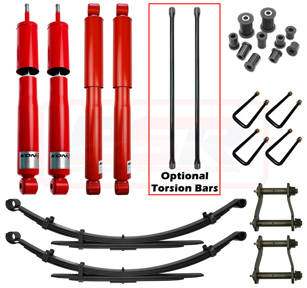 Toyota Hilux N60 Torsion / Leaf Koni Heavy Track 2" Lift Kit