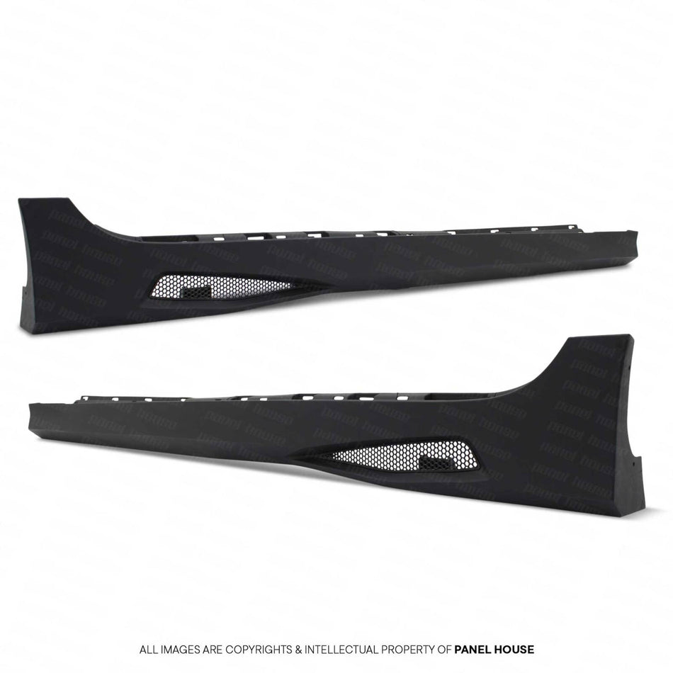 Plastic Side Skirts PAIR Maloo Style Fits Holden Commodore VE VF Sedan & Wagon 2006 - 2017