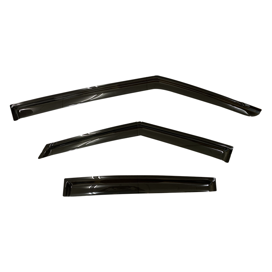 Hyundai Veloster (FS) Hatch 2011-2017 Slimline Weathershields / Window Visors (3-Piece Set)