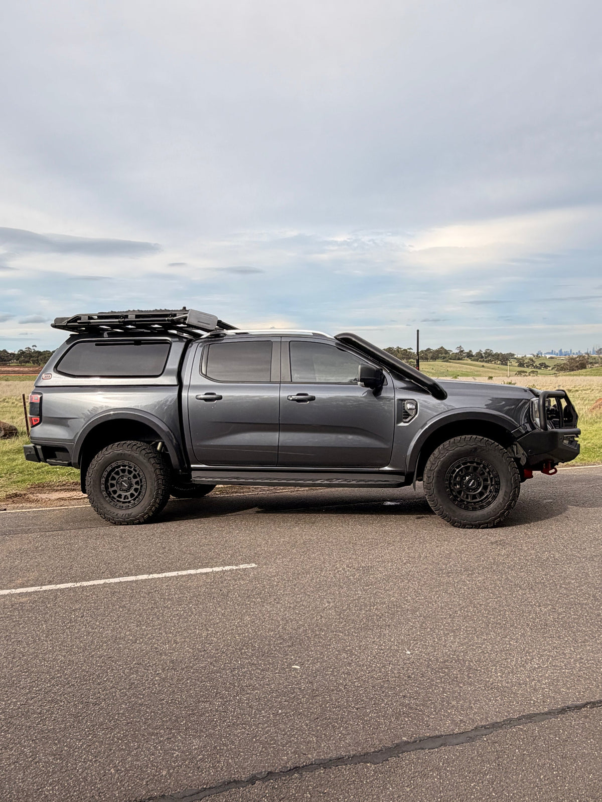 Ford Ranger PY Next-Gen stainless snorkel - Canna Fabrication