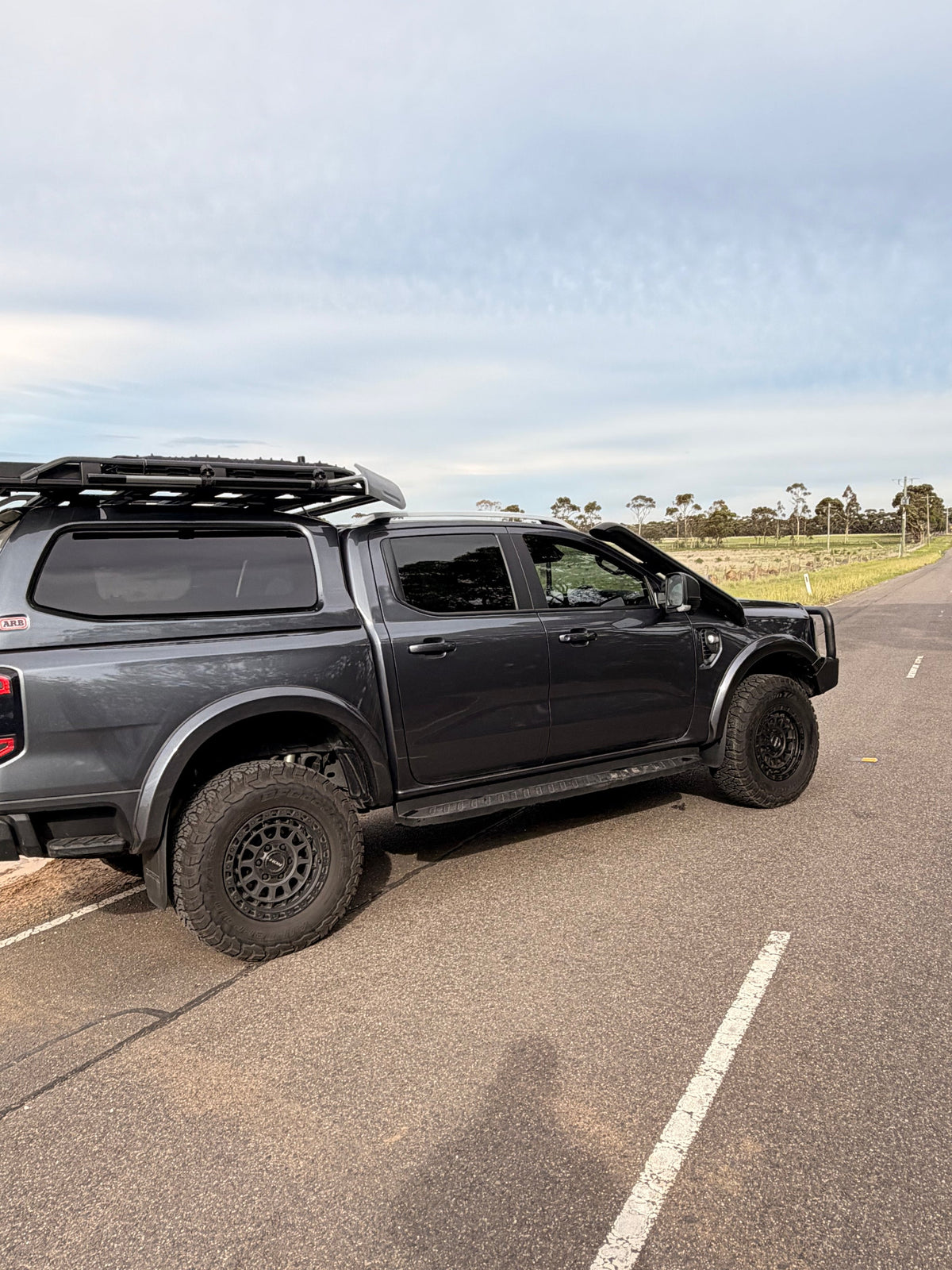 Ford Ranger PY Next-Gen stainless snorkel - Canna Fabrication