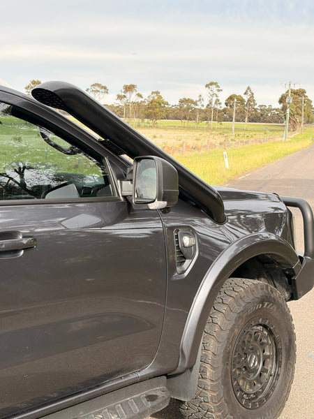 Ford Ranger PY Next-Gen stainless snorkel - Canna Fabrication