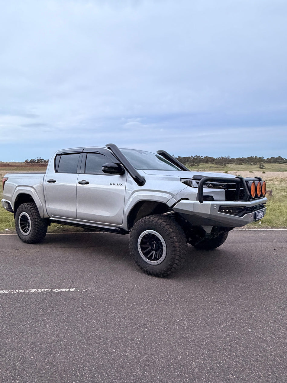 Toyota Hilux N90 4.5 inch twin snorkels - Canna Fabrication