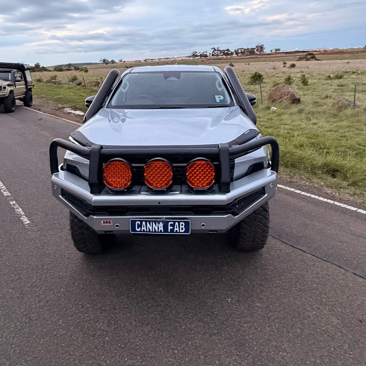 Toyota Hilux N90 short-entry stainless snorkel - Canna Fabrication