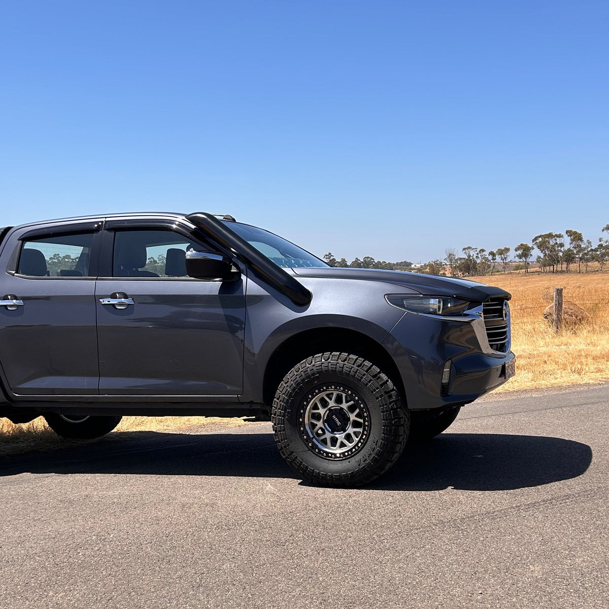 Mazda BT-50 Stainless Steel Short-Entry Snorkel - Canna Fabrication