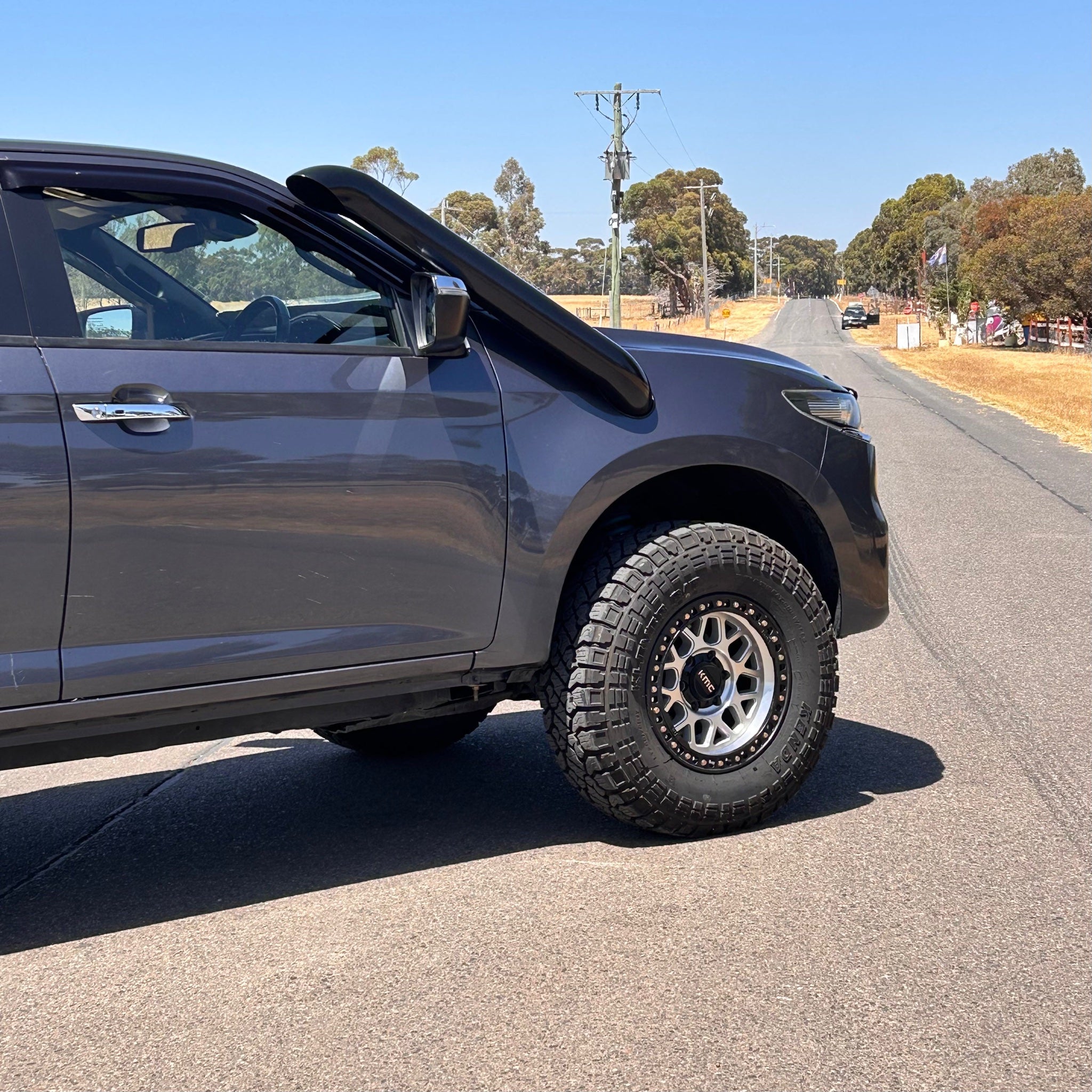 Mazda BT-50 Stainless Steel Short-Entry Snorkel - Canna Fabrication