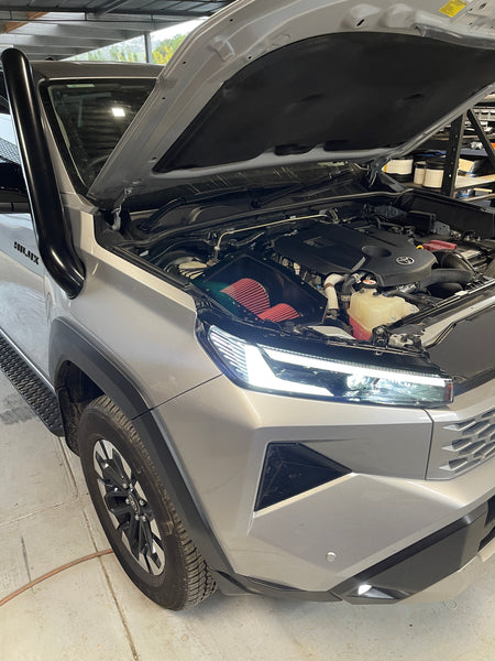 Toyota Hilux N90 twin pod filter airbox by Canna Fabrication