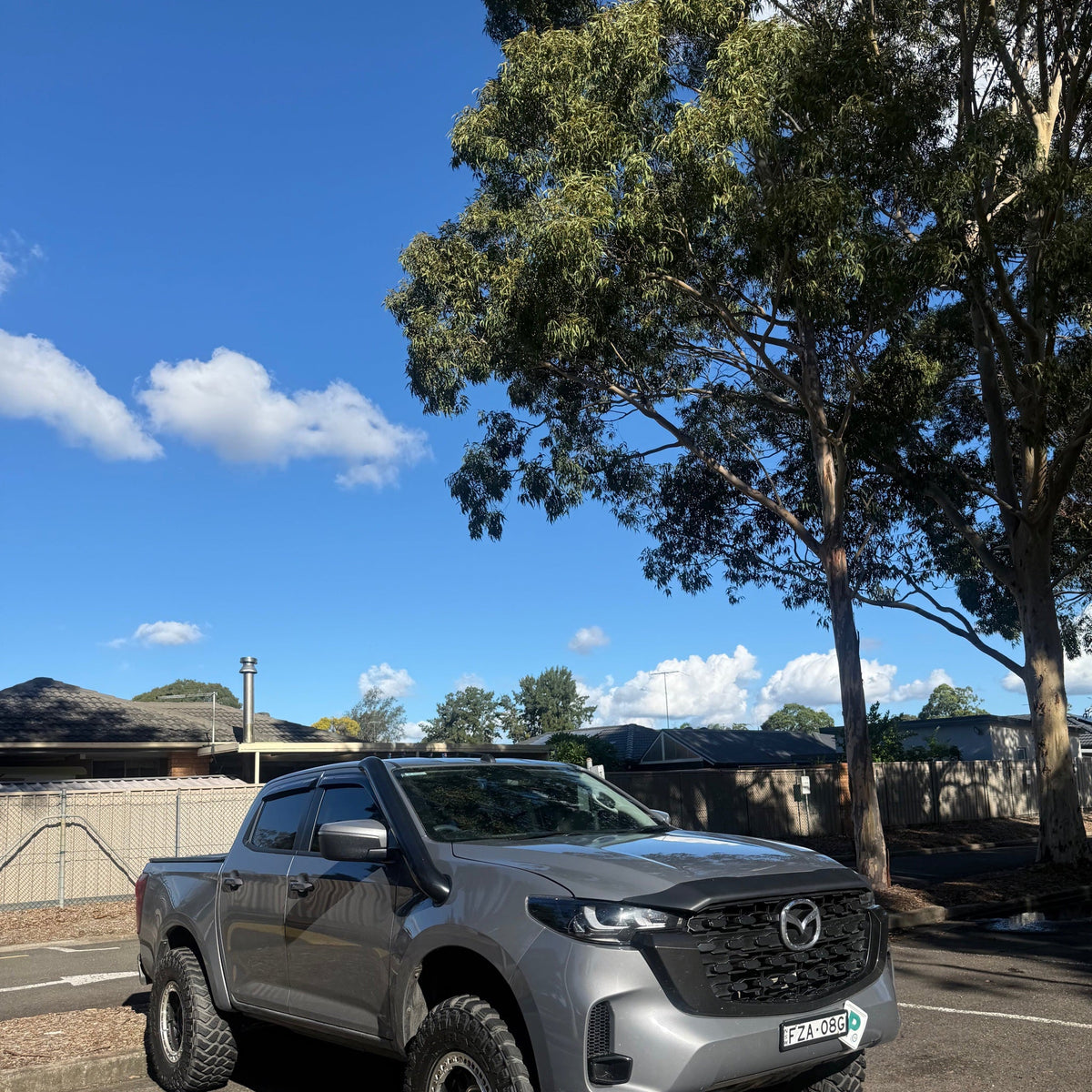 Mazda BT-50 Stainless Steel Short-Entry Snorkel - Canna Fabrication
