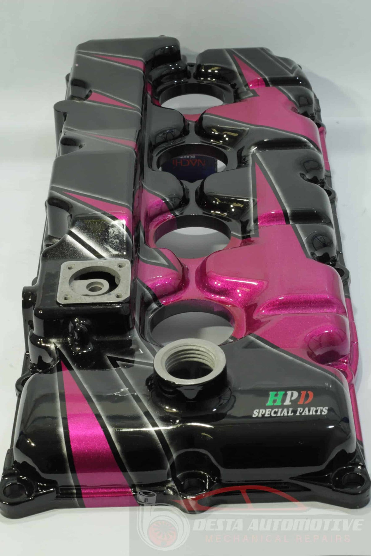 HPD Dress Up Rocker Cover with AN Fittings for Isuzu 4JJ1 – Purple