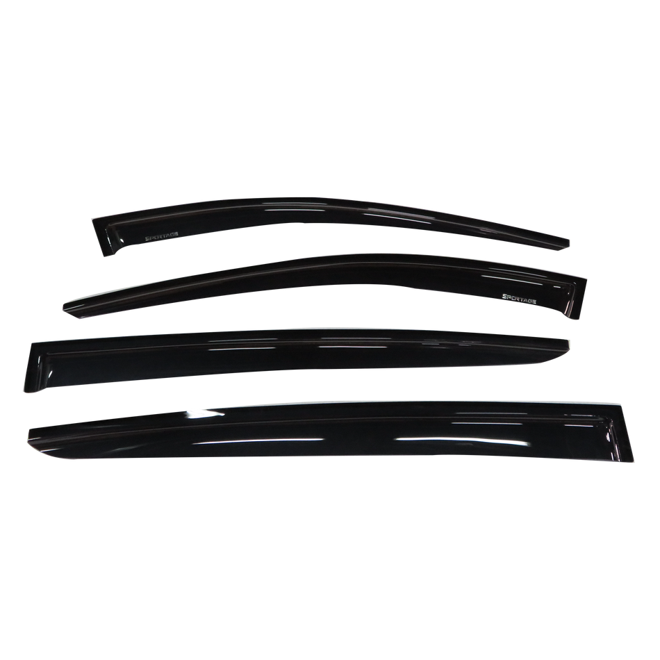 Kia Sportage (QL) SUV 2016-2021 Slimline Weathershields / Window Visors (4-Piece Set)