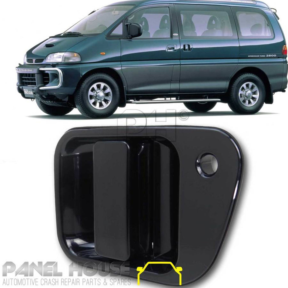 Outer Sliding Door Handle LEFT Fits Mitsubishi Starwagon WA L400 1994 - 2005