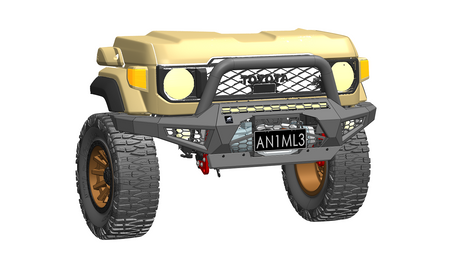 3" Round hoop to suit 70 series face lift Predator bar