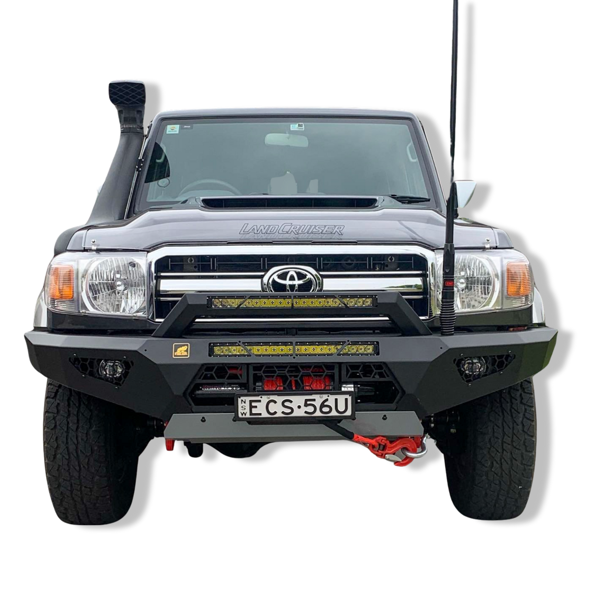 Predator Bull bar, Suitable for Single cab Toyota Land Cruiser 79 Series, 2017-2023