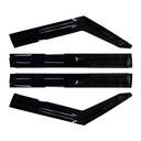 Land Rover Defender 110 (L663) SUV 2020-2026 Slimline Weathershields / Window Visors (4-Piece Set)
