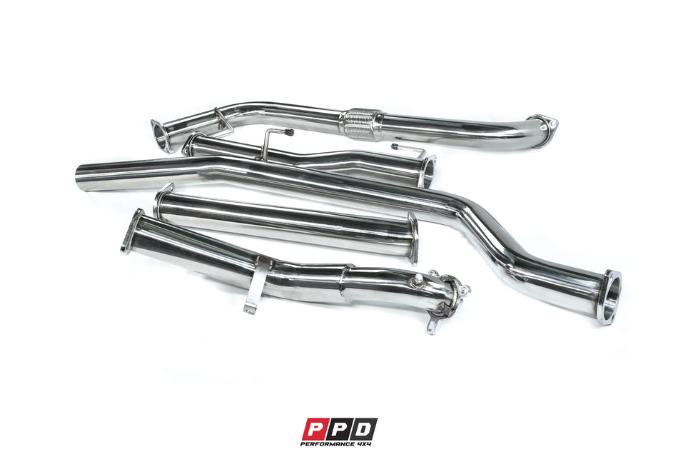 Nissan Navara (2007+) D40 TD 3' Stainless Steel Exhaust System