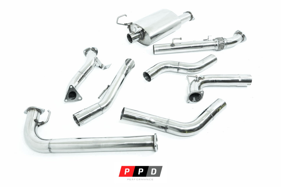 Nissan Pathfinder (2007-2013) R51 2.5L TD 3' Stainless Steel Turbo Back Exhaust System