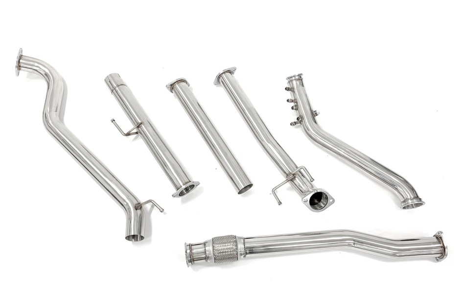 Toyota Hilux (2015+) N80 GUN 2.8L & 2.4L TD 3' Stainless Turbo-back Exhaust