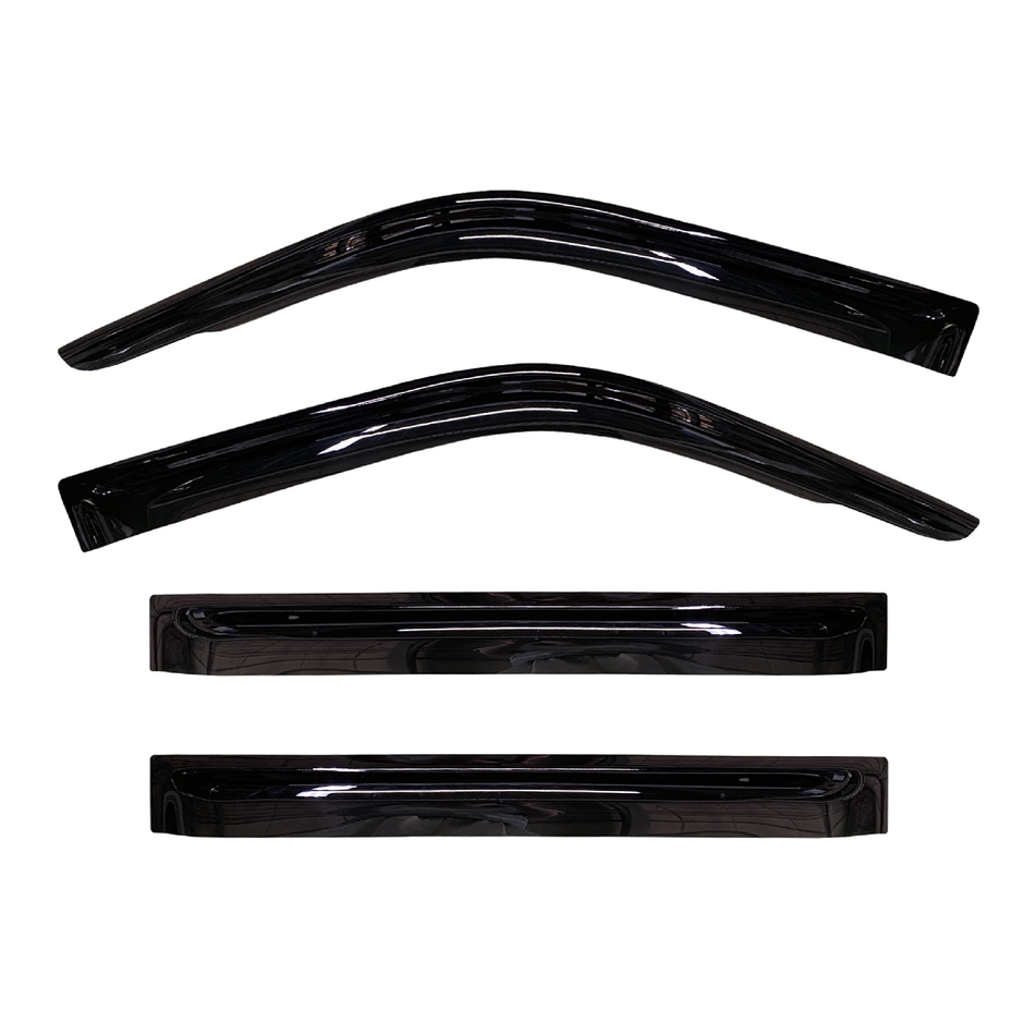Mitsubishi Triton (MJ) (MK) Ute 1995-2006 Slimline Weathershields / Window Visors (4-Piece Set)