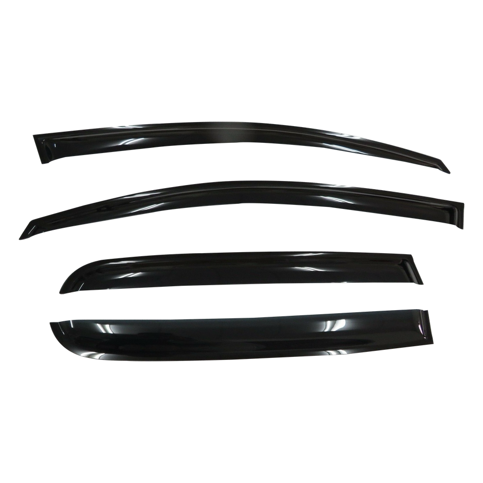 Mitsubishi Triton (MQ) (MR) Ute 2016-2023 Slimline Weathershields / Window Visors (4-Piece Set)