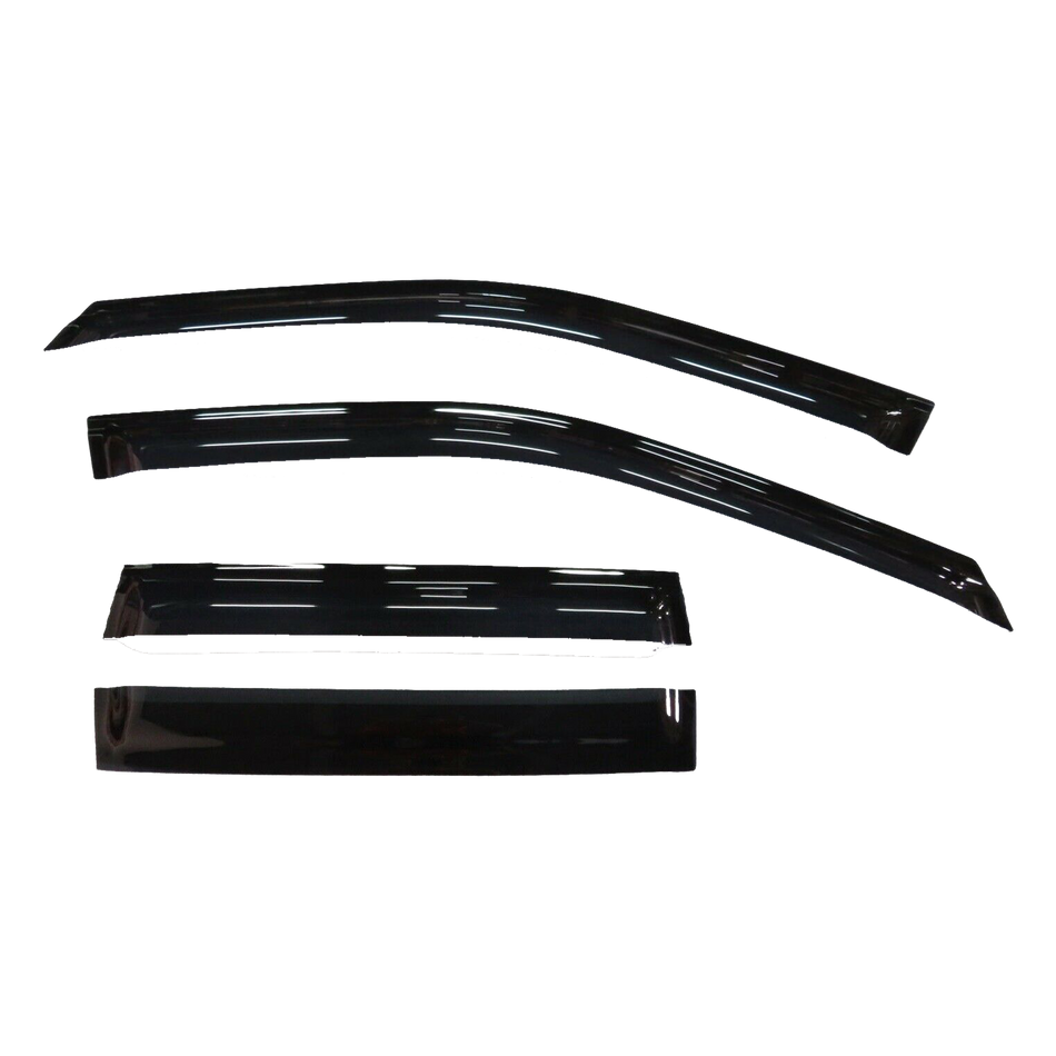 Mazda 3 (BL) Hatch 2009-2013 Slimline Weathershields / Window Visors (4-Piece Set)