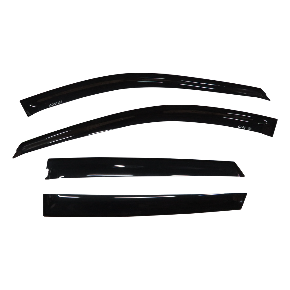Mazda CX-5 (KF) SUV 2017-2025 Slimline Weathershields / Window Visors (4-Piece Set)