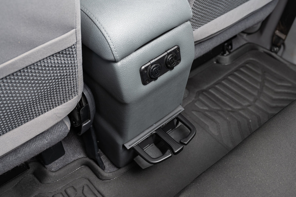 Full Length Centre Console – with Universal Wireless Phone Charger