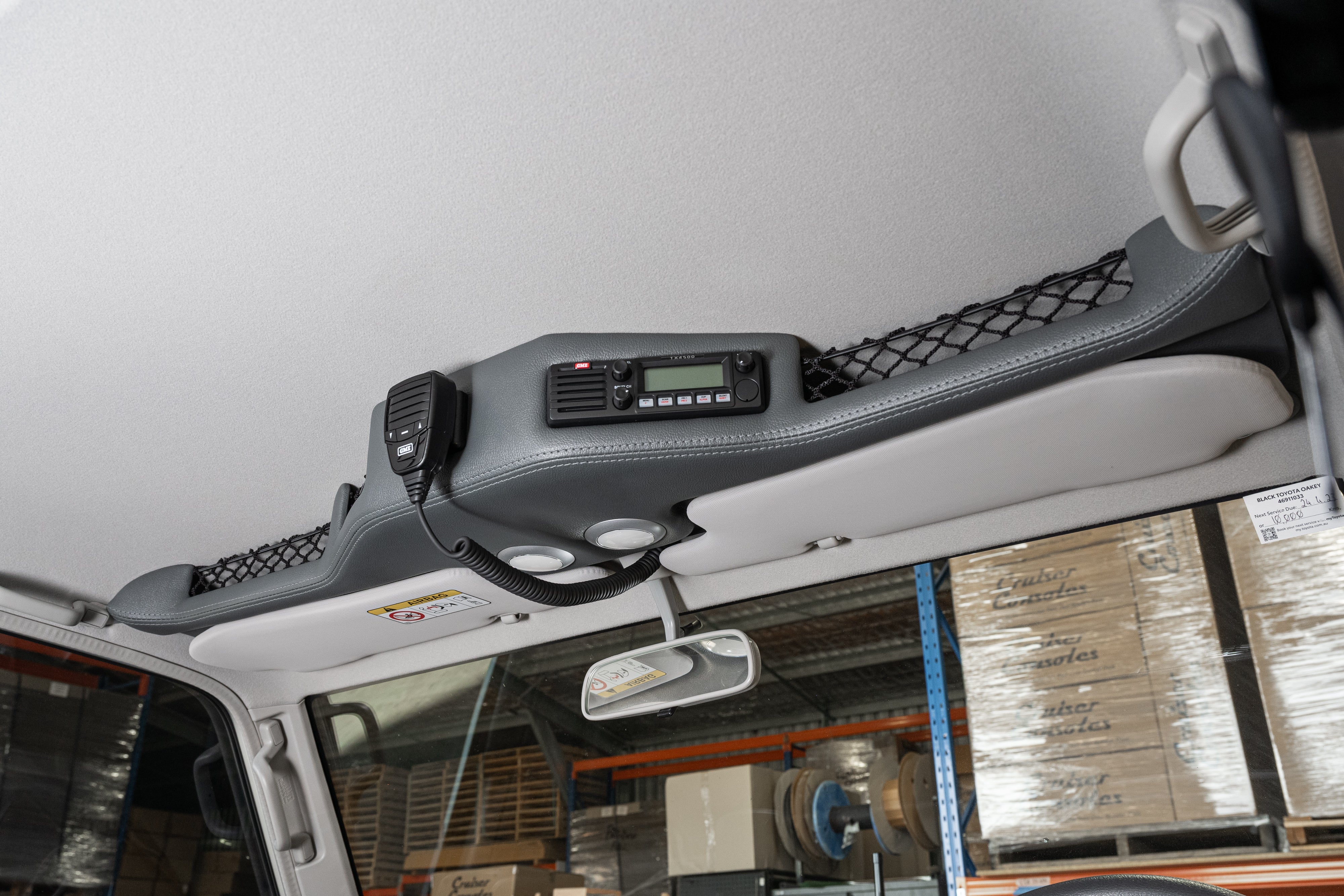 Bulge Shape Roof Console - With DIN Sized UHF Provision