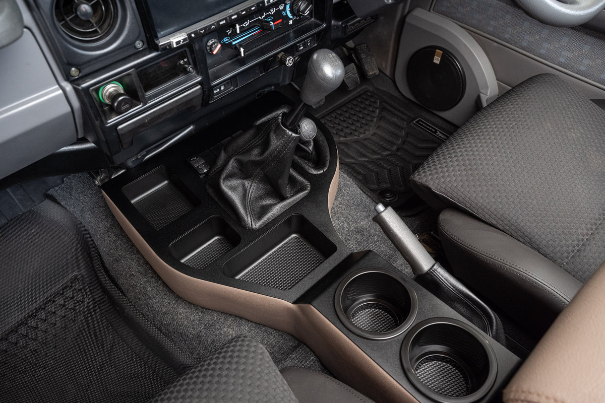 Full Length Centre Console (Old Steel Dash HDJ79 RV Single Cab)