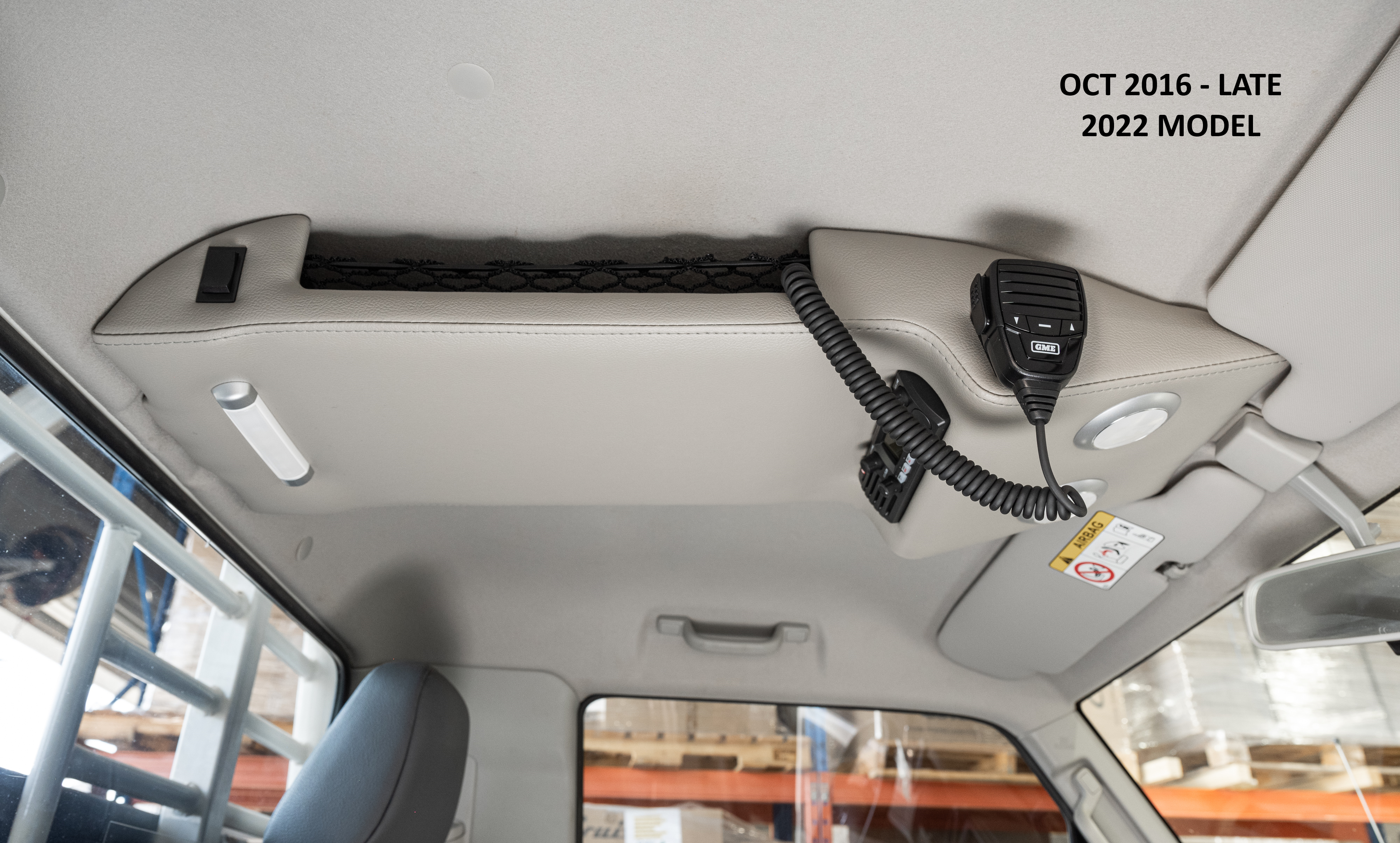 Centre Roof Console - With DIN Sized UHF Provision