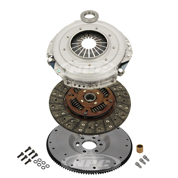 Super Heavy Duty Organic Clutch & Flywheel (122 Tooth) Package
