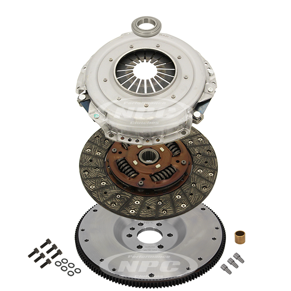 Super Heavy Duty Organic Clutch & Flywheel (148 Tooth) Package