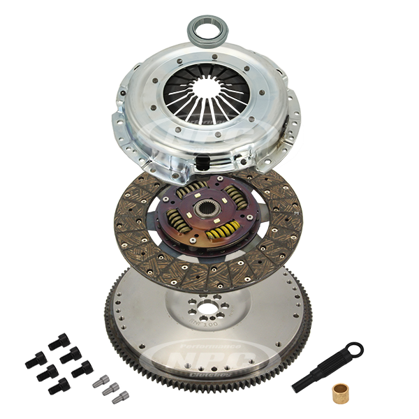 Super Heavy Duty Organic Clutch & Flywheel Package (Viper Upgrade Including Standard Weight 15kg Flywheel)