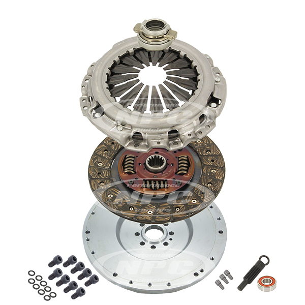 Super Heavy Duty Organic Clutch & Flywheel Kit