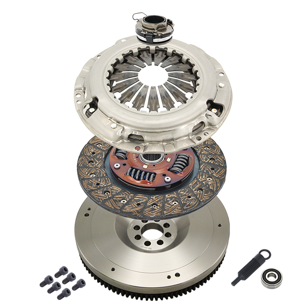 Heavy Duty Organic Clutch & Flywheel Package (Replaces Factory Dual Mass Flywheel)
