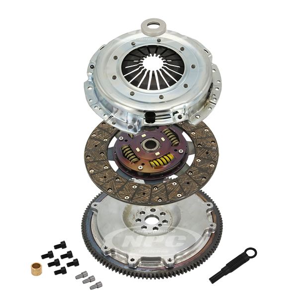 Super Heavy Duty Organic Clutch & Flywheel Package  (Viper Upgrade Including Lightweight 10kg Flywheel)