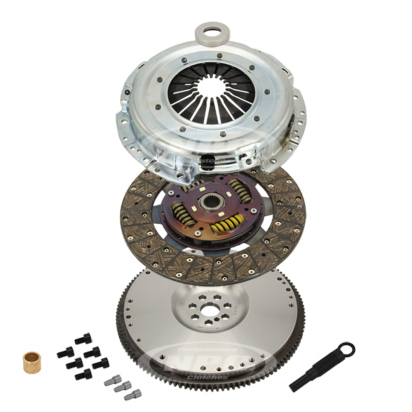 Super Heavy Duty Organic Clutch & Flywheel Package (Viper Upgrade Including Standard Weight 15kg Flywheel)