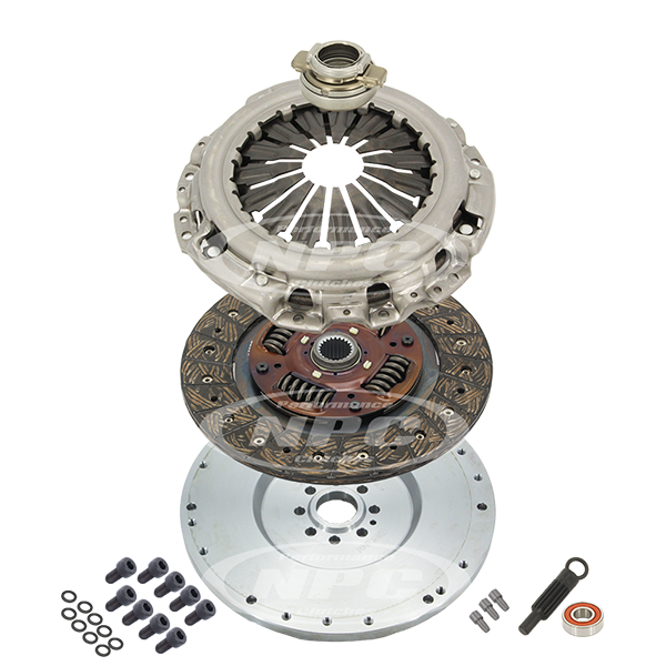 Heavy Duty Organic Clutch And Flywheel Kit