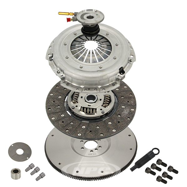 Super Heavy Duty Organic Clutch & Flywheel Package (Light Pedal Feel)