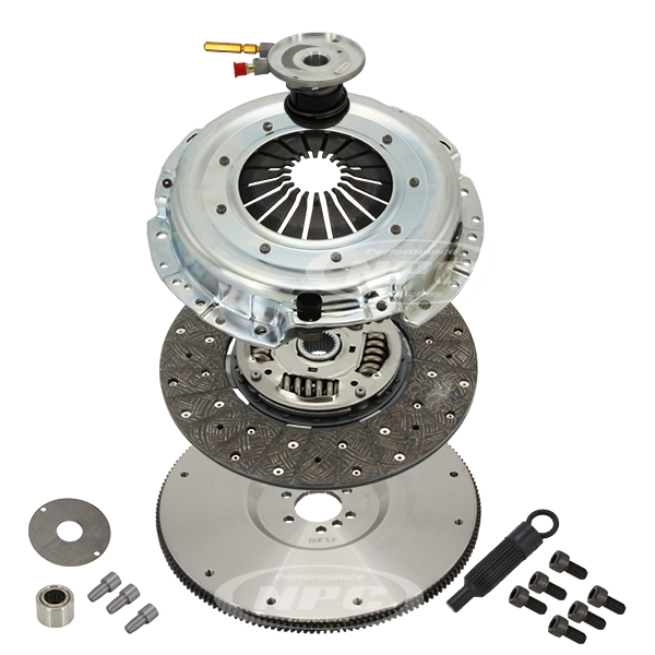 Super Heavy Duty Organic Clutch & Flywheel Package (Firm Pedal Feel)